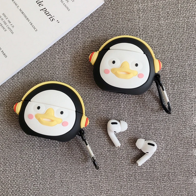 3D чехол для наушников Airpods pro 3 милый мультяшный силиконовый беспроводной Bluetooth