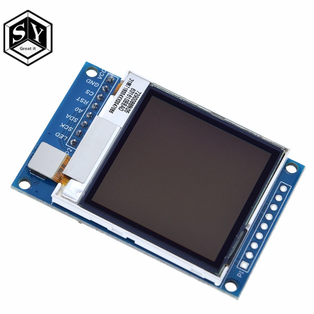 

1.6 Inch OLED 1.6" TFT IPS OLED Transflective Display Module LCD Display DIY SPI Serial Port 130*130 Communicate for Arduino