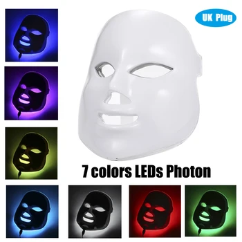 

7 Colors LEDs Light Photon Face Mask Photon Therapy Rejuvenation Skin Care Rejuvenation Wrinkle Acne Removal Face Beauty Spa