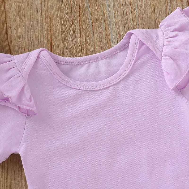 Hilittlekids 2 шт./компл. летнее платье для маленьких девочек Повседневное короткий рукав ползунки Топ и юбка с цветочным узором со комплект с ободком