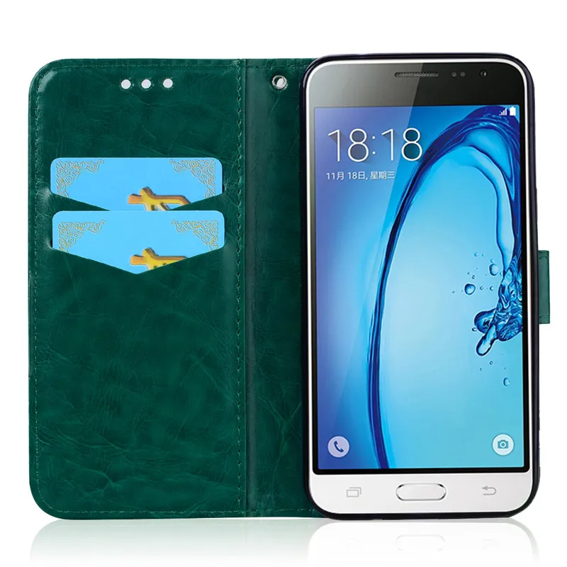 Чехол для samsung Galaxy J3 J320F J310 чехол кожаный бумажник чехол для samsung J3 кожаный флип чехол для samsung J3 6