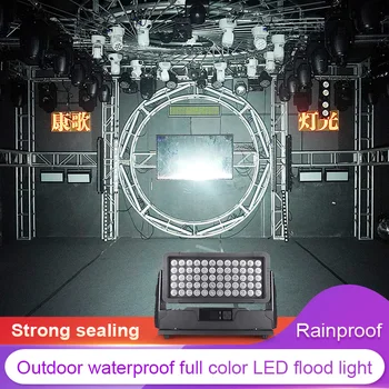 

High Quality 60*10W LED Waterproof Wall Wash Light RGBW Wall Wash Building Light DMX Outdoor City Color Lighting