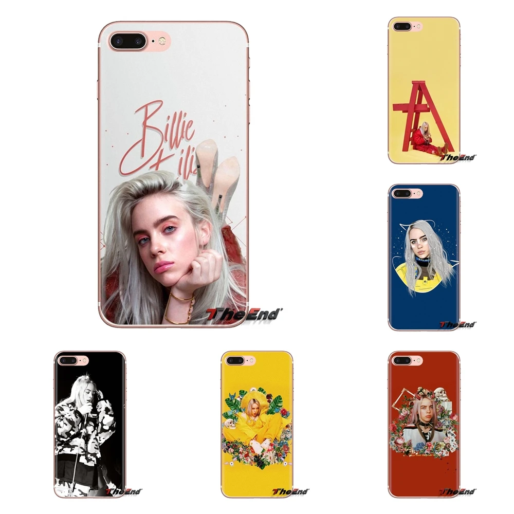 Soft Transparent Case Cover For Huawei G7 G8 P7 P8 P9 P10 P20 P30 Lite Mini Pro P Smart Plus 2017 2018 2019 Billie Eilish Khalid |