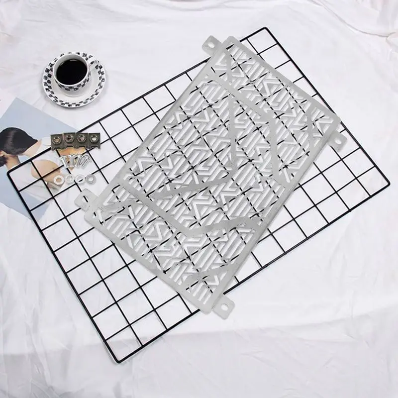 Мотоциклетная решетка радиатора для KAWASAKI Ninja400 Ninja 400 Серебро решетка крышка сетевой протектор щит крыло охладитель рамка