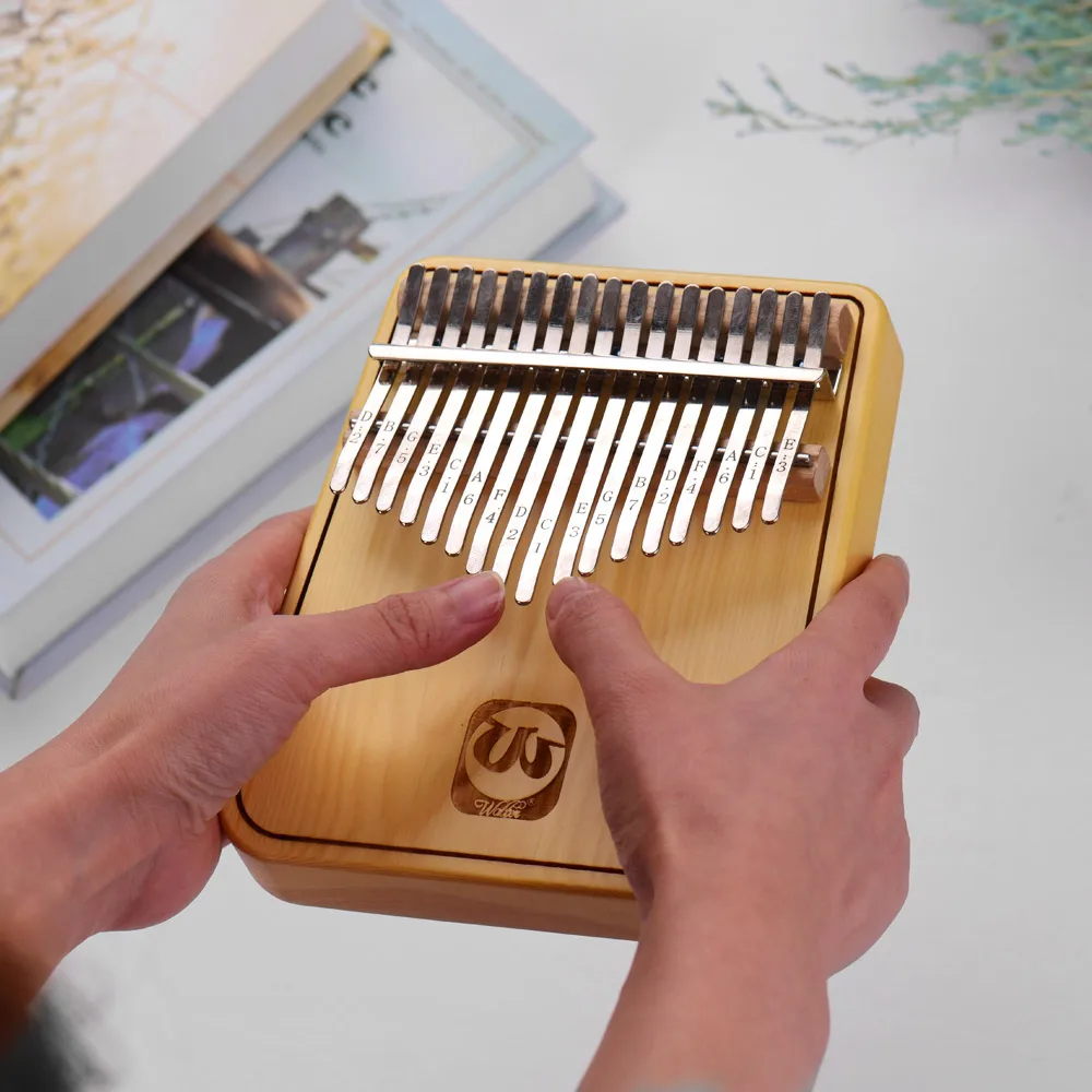 Уолтер. t WK-17PD Портативный 17-клавишным Kalimba игрушечное пианино Mbira ель дерево с