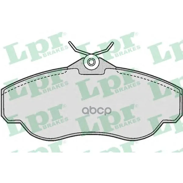 Колодки Тормозные Land Rover Discovery 98-04/Range Rover 88-02 Передние Lpr 05p728 Lpr арт. 05P728