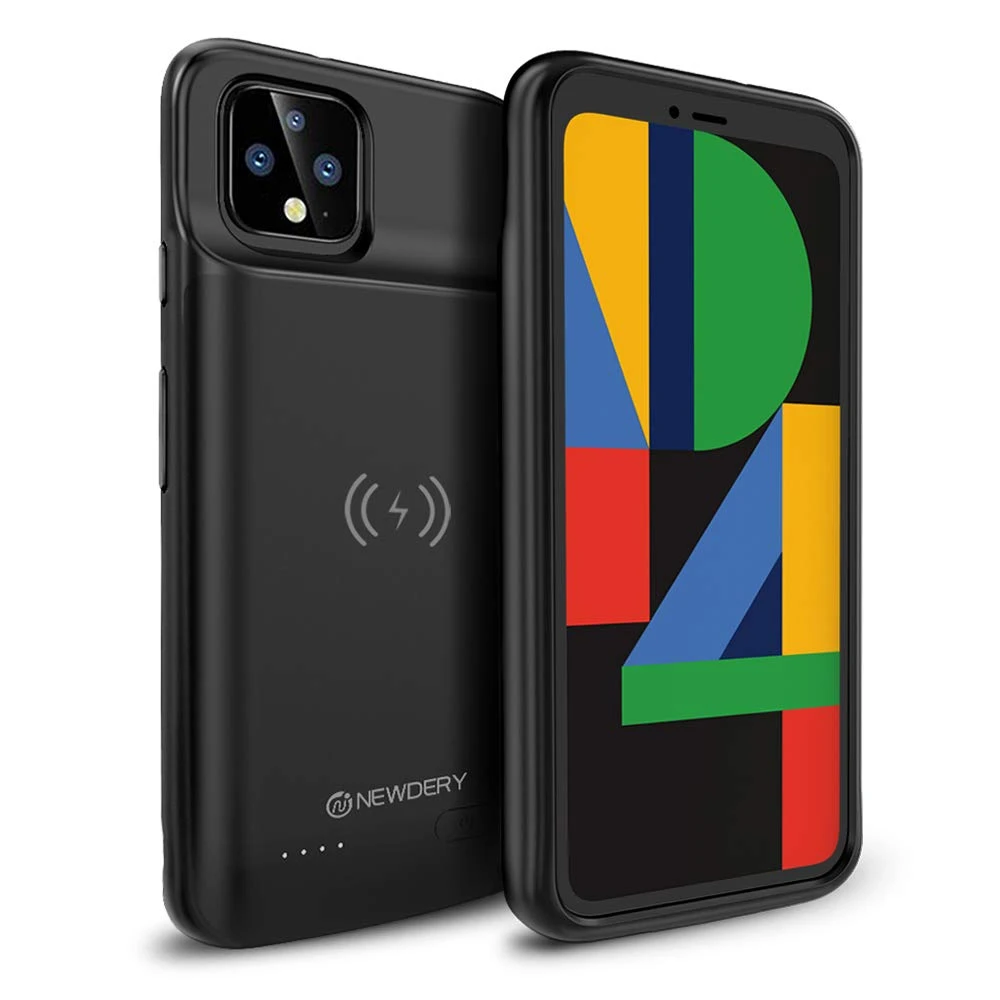 NEWDERY For Google Pixel 4 Battery Case, Qi Wireless Charging