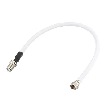 

uxcell RG6 Coax Cable F Type Male to F Type Female Coaxial Cable 1 Feet