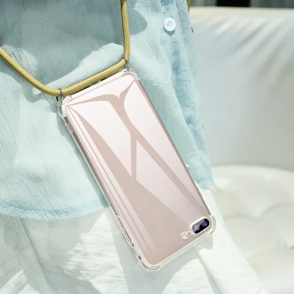 

For Samsung Galaxy S10 5G S9 S8 Plus S10E Note 8 9 10 Pro A10 A50 A70 A40 A60 M40 A80 Shoulder Neck Crossbody Strap Phone Case