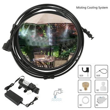 

Outdoor Misting Nozzles Water Spayer Garden Irrigation Cooling Set For Greenhouse Garden Patio Water Misting Pump Sprayer Kit