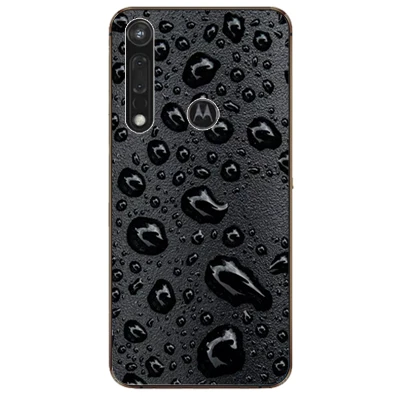 Чехол с узором для Moto One MACRO 6,2 дюймов, мягкий ТПУ чехол для телефона, задняя крышка для Moto One Macro Funda Coque - Цвет: W46