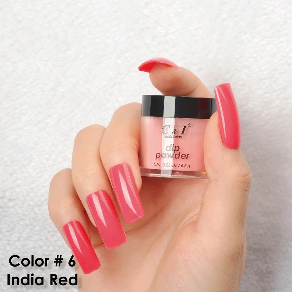 C&I Mini Dip Powder Color # 6 India Red 2