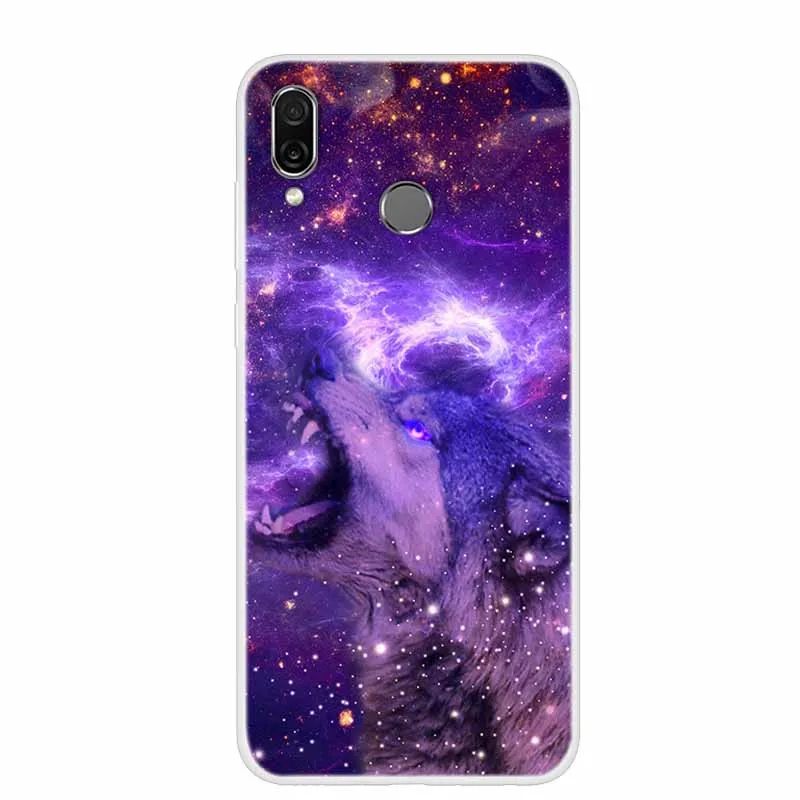 Chic Floral & Animal Print Soft TPU Silicone Case for Huawei Honor Play - 6.3 Protective Phone Cover