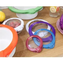 5 шт./компл. вакуумные крышки для сохранения пищевых продуктов универсальная чаша Крышка герметичность сохранение продуктов в свежем состоянии Крышки Чаши пластины пресс уплотнительная крышка