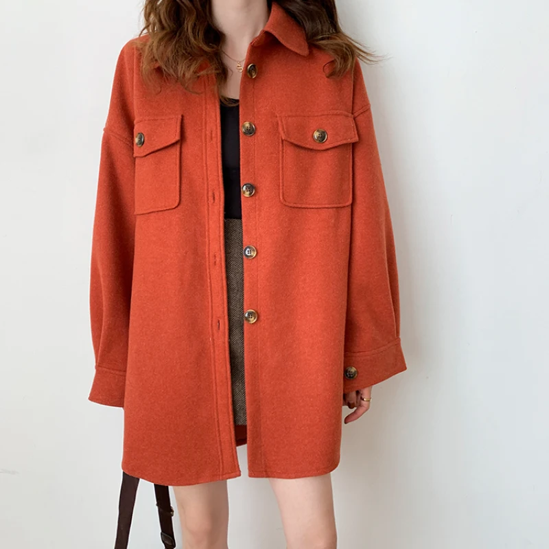 2021 Women Autumn Winter Jacket Loose 
