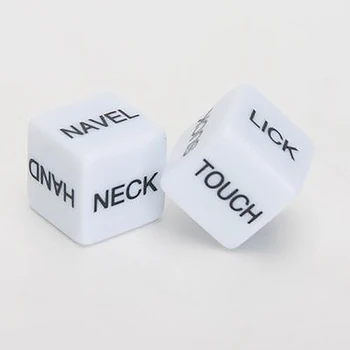 2 PCS / Set Sex Dice Erotic Craps Toys Love Dices Toys For Adults Games Sex Toys Couples Dice Sex Game Bar Toy Couple Gift 5