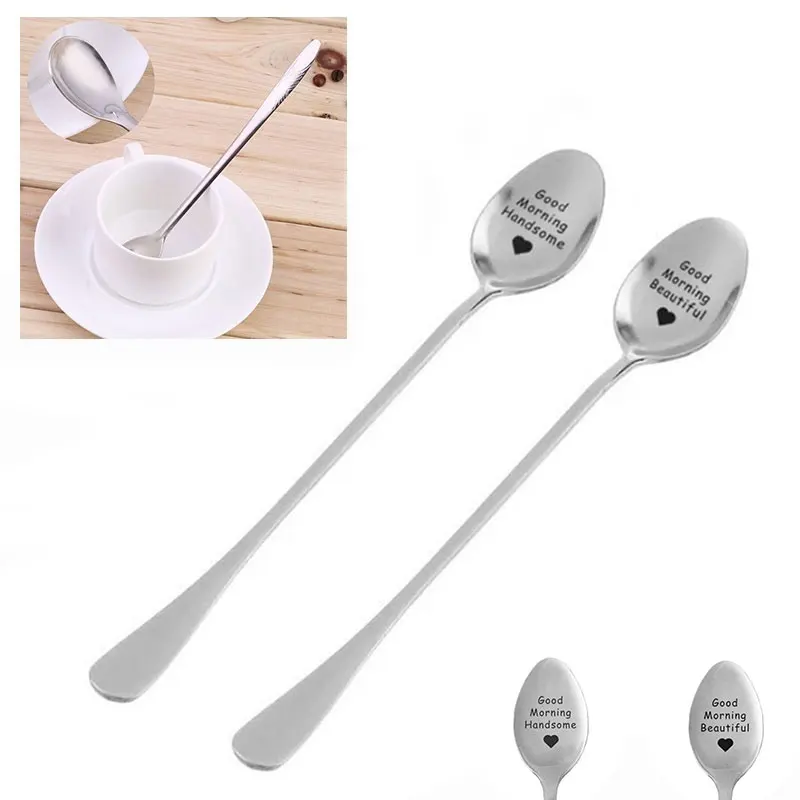 Кофейная ложка из нержавеющей стали модные ложки День Святого Валентина хорошее