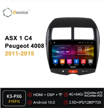 

Ownice Octa Core Android 10.0 Car Radio DVD Player GPS 4G forMitsubishi ASX 1 C4 ForPeugeot 4008 2011 - 2015 Audio Navi
