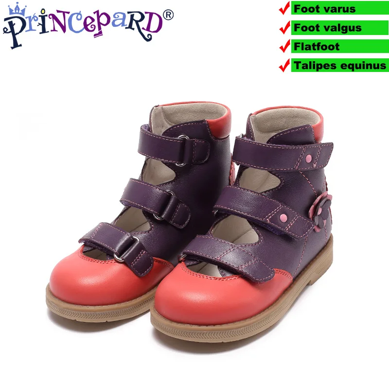 

Princepard orthopedic shoes for kids can effectively corrt and prevent flat foot o-shaped legs x-shaped legs girls sandals