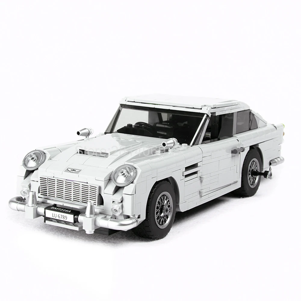 21046 создатель Aston DB5 Мартин Джеймс Бонд 007 Модель автомобиля строительный блок кирпичи игрушки совместимы с 10262 Рождественский подарок для детей