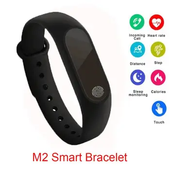 

M2 Smart Bracelet Touch Screen Bracelet Heart Rate Monitoring Sports Bracelet Smart Step Counter Waterproof Smart Band