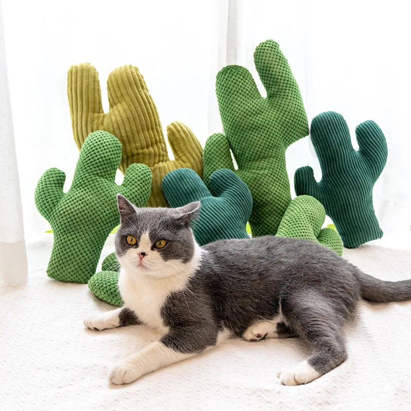 Catnip Cactus Cat Tree Toy