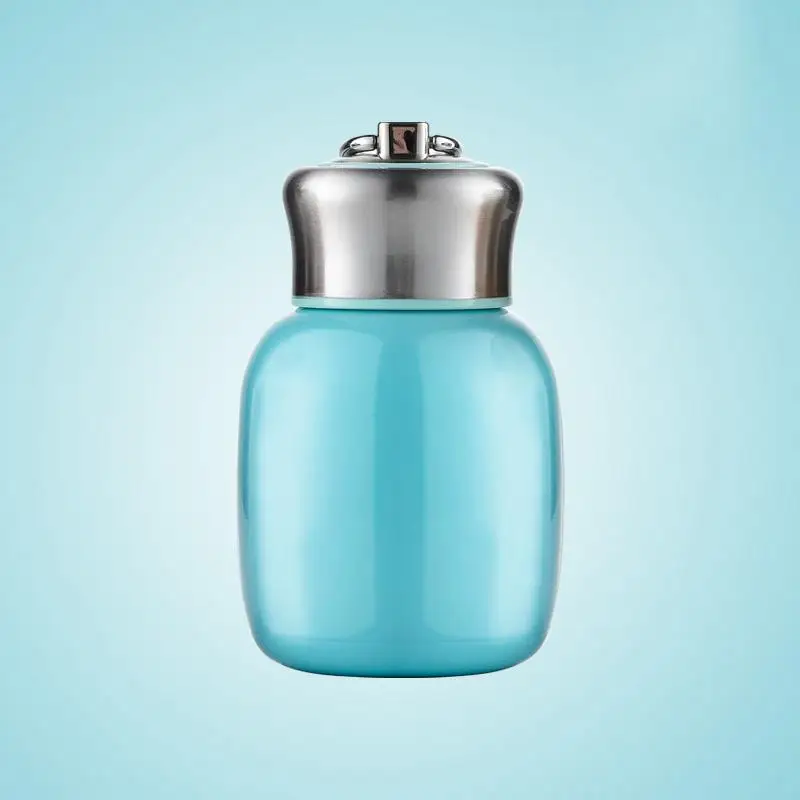 teal 200 мл Botellas Termicas мультяшная Термокружка для кофе для детей из нержавеющей стали Термокружка Милая Термокружка для путешествий Термокружка - Цвет: teal
