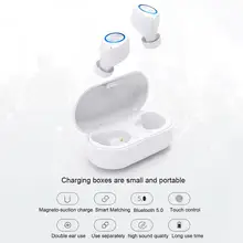New TW60 TWS Bluetooth earphone 5 0 Touch Control In Ear Wireless Earphones Sport Earbuds With microphone Portable 
