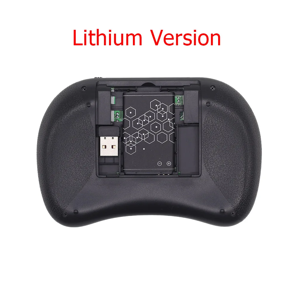 I8 2,4 ГГц мини Беспроводной клавиатура Air Мышь с ручной тачпад для приставки Android Smart ТВ коробка IP ТВ Мини ПК X96mini Media Player - Цвет: Lithium Version