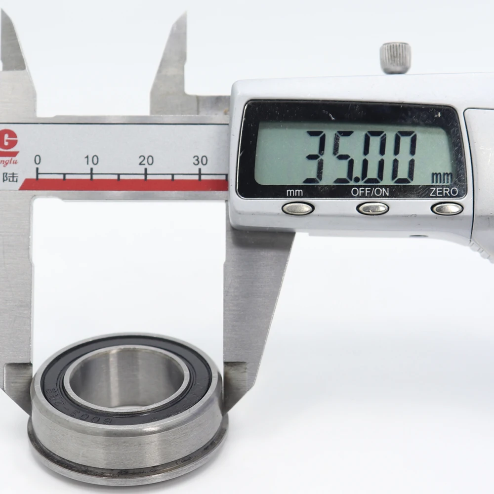 F6003 Wheelbarrow Bearing 20x35x11mm 4 PCS Push truck Garden Trolley 20 Garden Cart Wheel Flange Ball Bearings miniature ball bearings roller wheel bearings