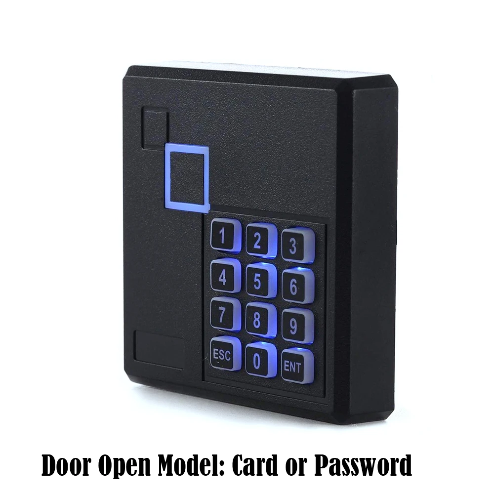 IP68 Waterproof RFID Access Control Reader 125Khz with Backlight 5000 User Capacity Keypad for Secure Entry Systems