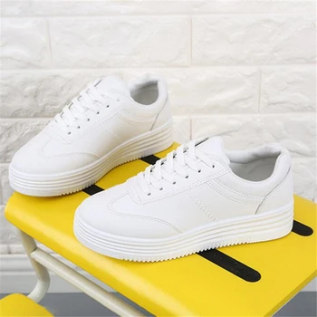 

Womens Shoes Casual Sneakers Women Fashion Platform Wedge Pu Leather Ladies Female Brand Luxury Shoes Women Designers