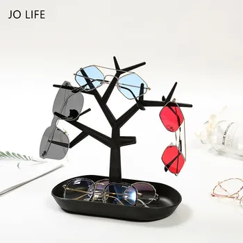 

JO LIFE Bird Tree Branches Storage Tray Plastic Jewelry Display Stand Holder Earring Necklace Key Storage Rack