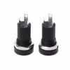 2Pcs 3.5MM Audio Jack Socket 3 Pole Black Stereo Solder Panel Mount Gold With Nuts Connector ► Photo 3/6