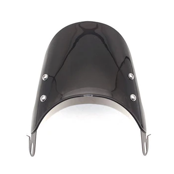 

Motorcycle Windshield Airflow Adjustable Windsn Wind Deflector for 5-7 Inch Headlights Universal Moto Accessories A