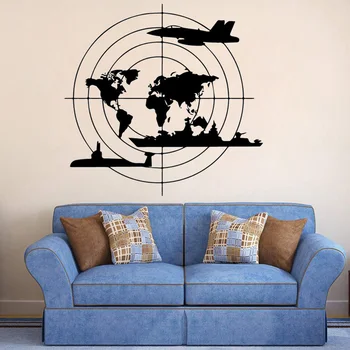 

Modern World Map Wall Sticker Room Decoration Wall Stickers for Kids Rooms House Decor Stickers Muraux Bedroom Decor WL173