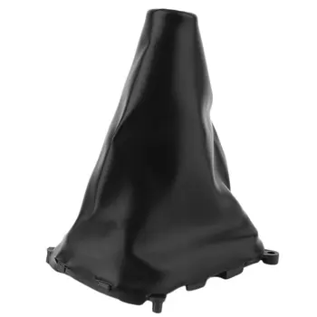 

Hot Sell No Logo Black Stitch Gear Shift Knob Cover Leather Gaiter Sleeve Glove Collars Car Gear Head Dust Covers