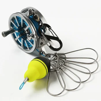 

Fishing Lock Buckle With Reel Live Fish Lock Belt Fishing Tackle Stringer Fishing Floats Reel