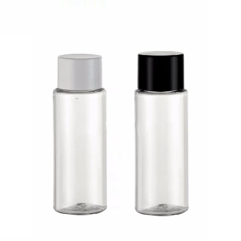 100pcs 20ml transparent Mini travel bottle cosmetic sample plastic bottles  PET vial small hotel containers