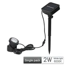 1 белый светодиодный подводный прожектор солнечной энергии хорошо подходит для сада плавательная рыба бассейн