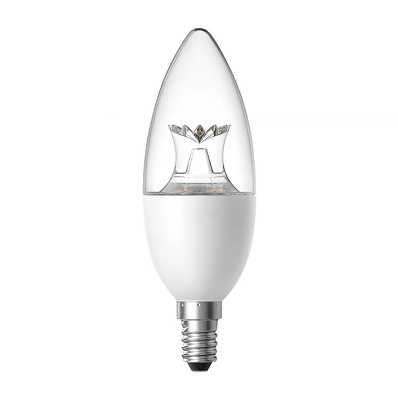 wifi smart bulb led lamp E14/E27 smart home dimming RGB Alexa Google IFTTT smart speaker voice control 6W LED decorative lights