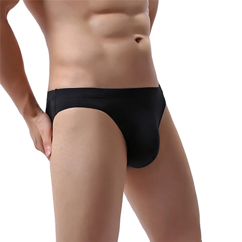 Fashion Soft Briefs Men Sexy Underwear Knickers Shorts Underpants Home Triangle Pants Panties #2l29 (8)