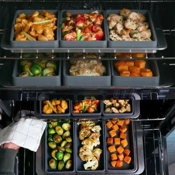 

Versatile Grid Cooking Dividers Cooking Pan Dividers Kitchen Accessories