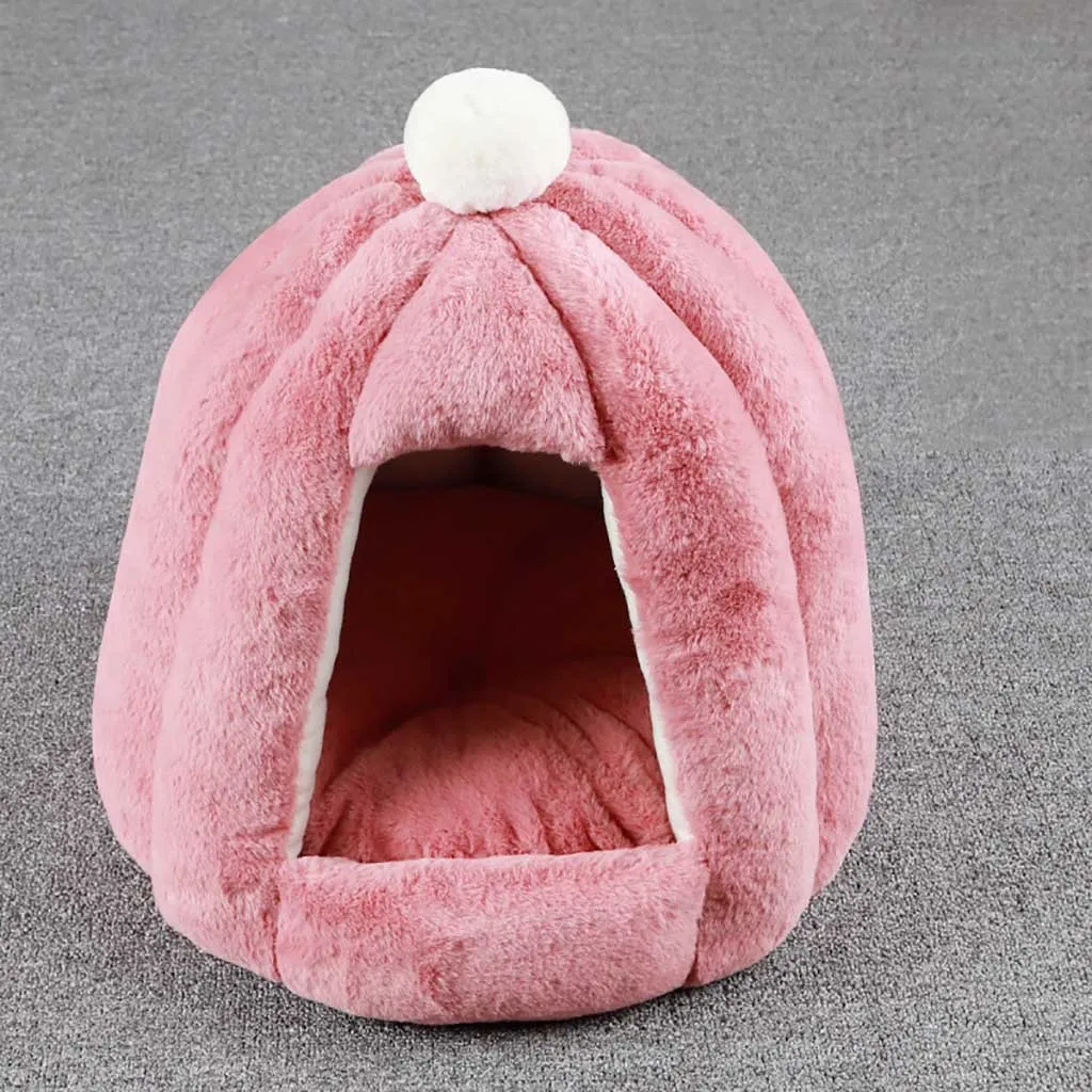 cute dog beds for small dogs pink