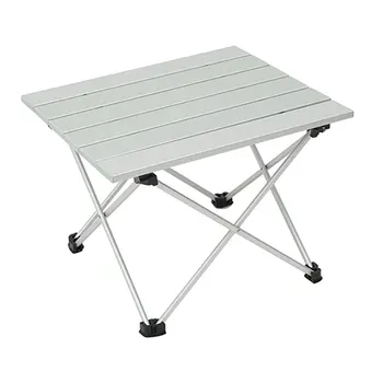 

Portable Aluminum Alloy Camping Table Outdoor Furniture Foldable Folding Camping Hiking Dinner Desk for Family Party Picnic BBQ