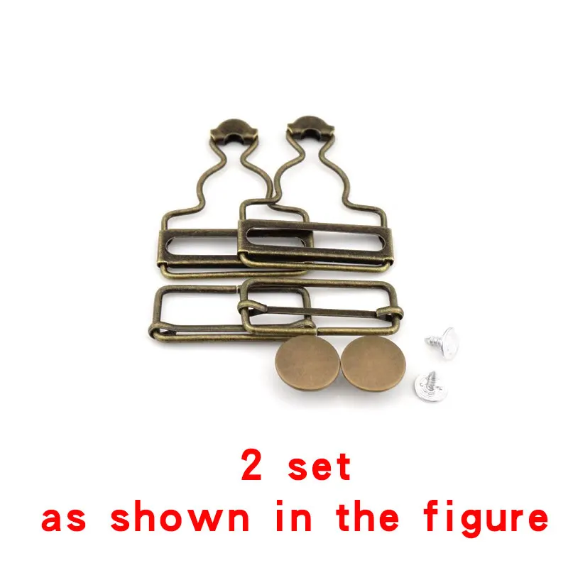2 шт./комплект джинсовые комбинезоны скобы металлические медные пряжки для