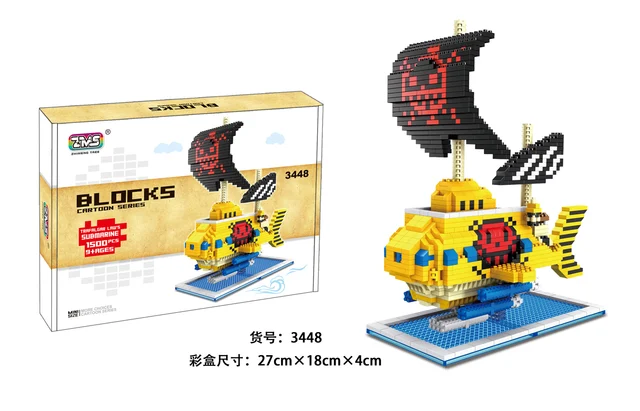 One Piece Luffy Building Block  Lego One Piece Thousand Sunny - Building  Block Mini - Aliexpress