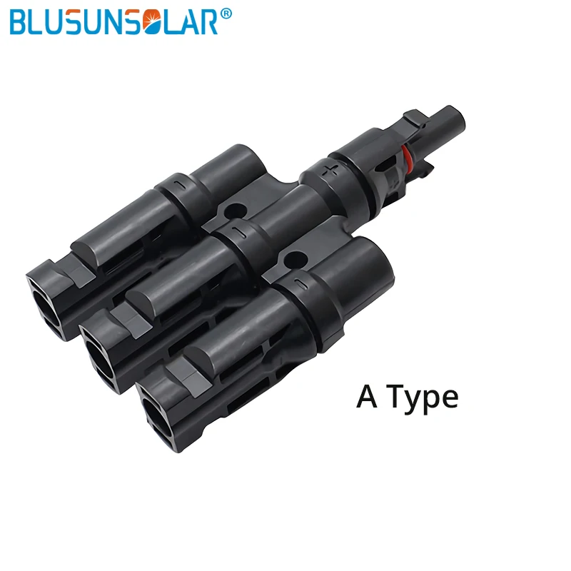 IP67 3 to 1 T Branch SOLAR PV Connector FFM or MMF T plug 100% PP0  2.5mm sq~6.0mm TF0168|Connectors|   - AliExpress
