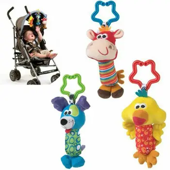 

New born Infant Toy Baby Rattles Soft Handbells Rattles Car Bed Stroller Bell Toy Developmental