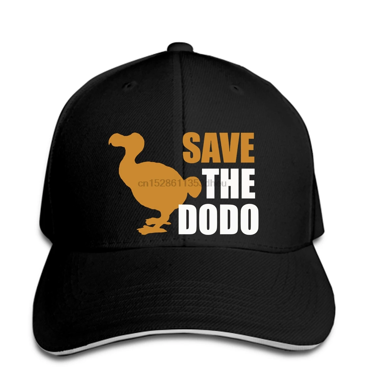 Мужская бейсболка с принтом «Save The Dodo Bird»! Бейсбольная кепка Женская Бейсболка snapback Кепка остроконечная
